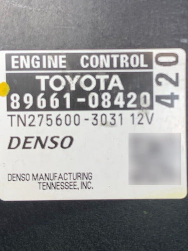 Computadora Toyota Sienna 3.5l 15-16 89661-08420