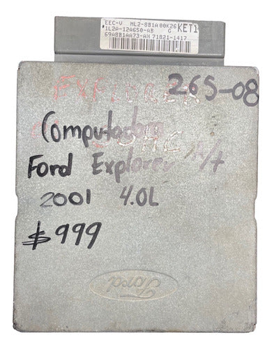 Computadora Ford Explorer 4.0l A/t  2001 1l2a-12a650-ab