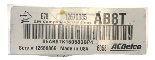 Computadora Chevrolet Silverado 6.0l 12-16 12670335 (ab8t)
