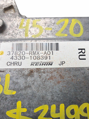 Computadora Honda Civic Híbrido 1.3l 07-08 37820-rmx-a01 Ru