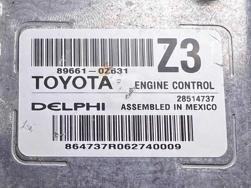 Computadora Toyota Corolla 1.8l 2015-16 89661-0z631 (z3)