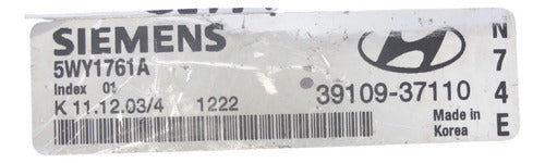 Computadora Kia Optima 2.7l 2004 39109-37110