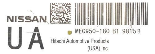 Computadora Nissan Sentra 2.0l 2010-2012 Mec950-180 B1 (ua)