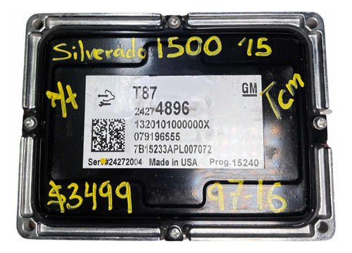 Módulo Tcm Chevrolet Silverado 1500 A/t 2015 24272004