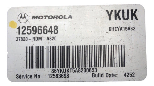 Computadora Saturn Vue 3.5l 04-06 12596648 (ykuk)