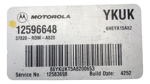 Pcm Computadora Saturn Vue 3.5l 04-06 12596648 (ykuk)