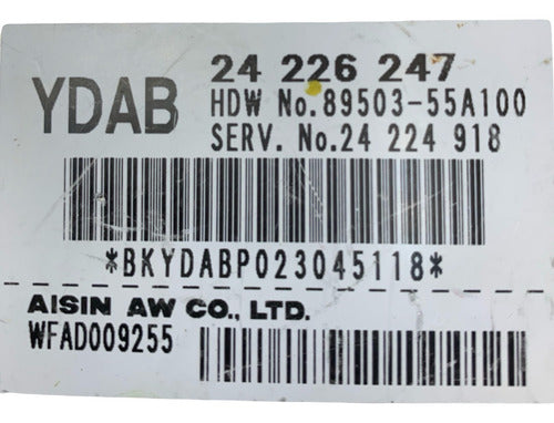 Modulo Tcm Saturn Ion 2.2l 2003 89503-55a100