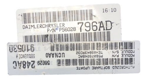 Computadora Dodge Ram 4.7l A/t 2004 P56028796ad