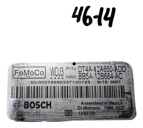 Pcm Computadora Ford Edge 2.0l 2013 Dt4a-12a650-add