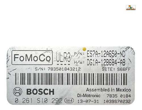 Computadora Ford Fusion 2.0l 14-16 Es7a-12a650-nd