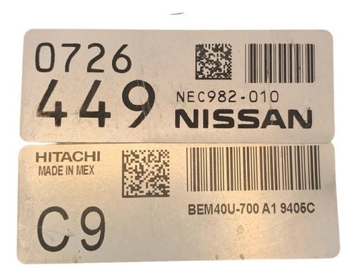 Computadora Nissan Sentra 2019 1.8l Mt Nec982-010