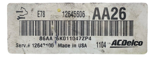 Computadora Chevrolet Cruze 1.4l 2011 12645606 (aa26)
