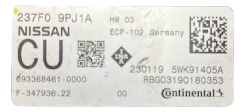 Computadora Nissan Pathfinder 3.5l 18-19 237f0 9pj1a