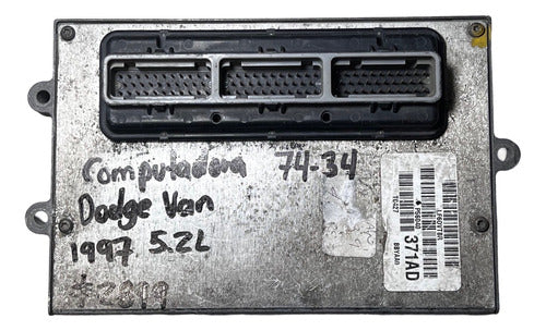 Computadora Dodge Van 5.2l 1997 P56040371ad