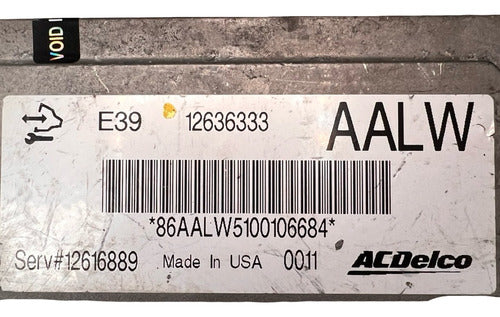 Computadora Chevrolet Equinox 2.4l 2010-2011 12636333