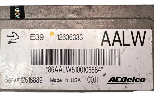 Pcm Computadora Chevrolet Equinox 2.4l 10-11 (aalw) P2