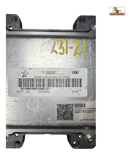 Pcm Computadora Chevrolet Impala 3.5l 2006 P2