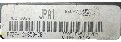 Computadora Ford Mustang 3.8l M/t 1997 F7zf-12a650-cb