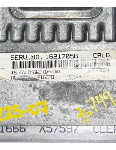Pcm Computadora Chevrolet Venture 96-08 16217058 (cald) P1