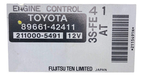 Computadora Toyota Rav4 A/t 98-99 89661-42411