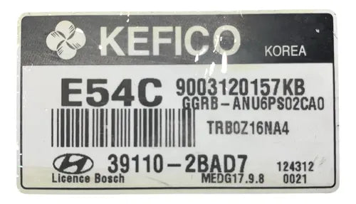 Pcm Computadora Hyundai Accent 1.6l 12-13 39110-2bad7