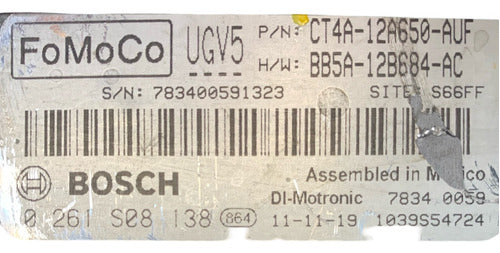 Computadora Ford Edge 2.0l 12-13 Ct4a-12a650-auf