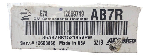 Computadora Chevrolet Trax 1.4l 12-16 12669749 (ab7r)
