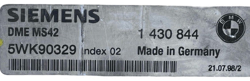 Computadora Bmw 328i 2.8l 99-00 5wk90329