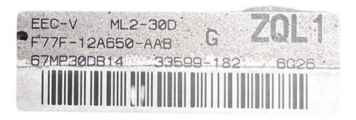 Pcm Computadora Ford Ranger 4.0l 1997 F77f-12a650-aab