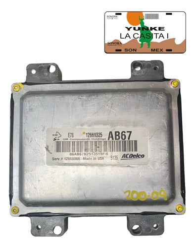 Computadora Chevrolet Trax 1.4l 2015 12669325 (ab67)