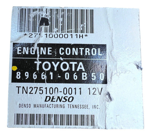 Computadora Toyota Camry 2.4l 05-06 89661-06b50