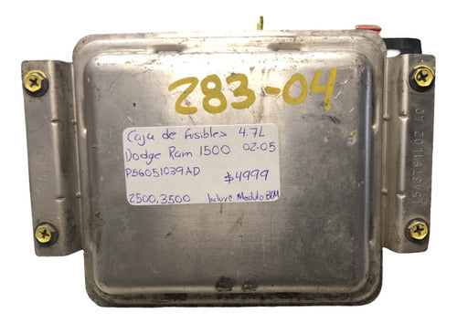 Caja De Fusibles Dodge Ram 1500 4.7l 02-05 P56051039ad