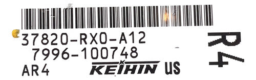 Computadora Honda Civic 2.4l 2013 37820-rx0-a12 (r4)