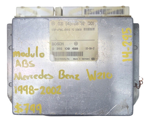 Computadora(módulo) Mercedes Abs 1999 Diesel 0 265 109 499