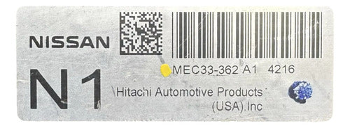 Computadora Nissan Sentra 2.5l 2004-2006 Mec33-362 A1 (n1)