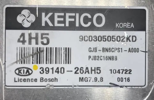 Pcm Computadora Kia Rio 1.6l A/t 2010-2011