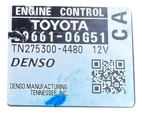 Computadora Toyota Camry 3.5l 2008-09 89661-06g51 (ca)
