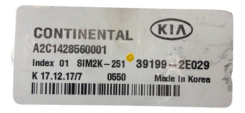 Computadora Kia Forte 2.0l A/t 17-18 39199-2e029