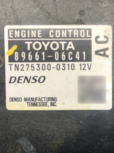 Computadora Toyota Camry 2.4l 2007 89661-06c41 (ac)