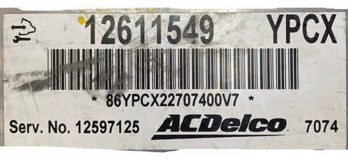 Computadora Chevrolet Cobalt 2.2L 08-12 12611549 (YPCX)