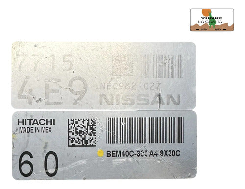 Computadora Nissan Sentra 1.8l A/t 16-17 Bem40c-300 A2 (60)