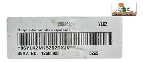 Computadora Chevrolet Uplander 3.5l A/t 2006 12598625 Ylkz