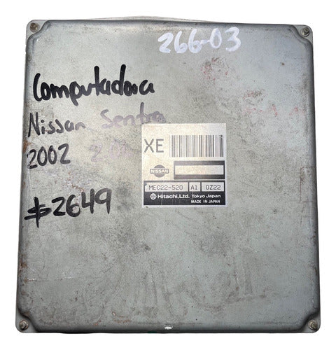 Computadora Nissan Sentra 2.0l 01-02 Mec22-520 (xe)