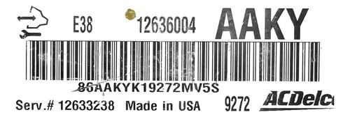Pcm Computadora Gmc Yukon 5.3l 2010-2014 12636004 (aaky) P2