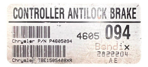 Módulo Abs Dodge Stratus 1995-2000 P4605094
