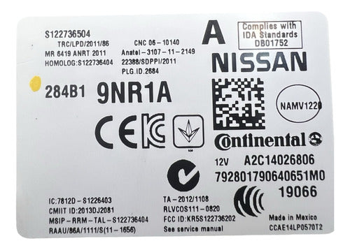 Modulo Bcm Nissan Pathfinder 2019-2020 284b1 9nr1a