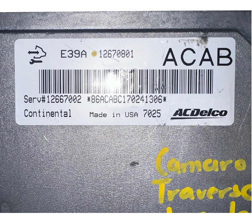 Computadora Buick Enclave 3.6l A/t 17-19 12670801 (acab)