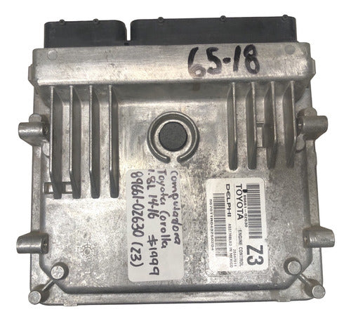 Computadora Toyota Corolla 1.8l 14-16 89661-0z630 (z3)