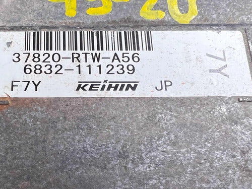 Pcm Computadora Honda Cr-z 1.5l 2011-2012 37820-rtw-a56 (7y)