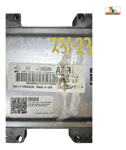 Pcm Computadora Chevrolet Cruze 1.4l 2014 P10